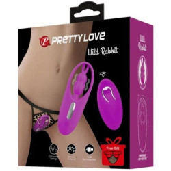 Pretty Love - Wild Rabbit Stimulateur Pour Culottes Avec Télécommande Lilas